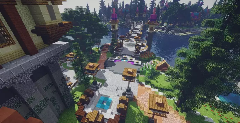 Image of a Minecraft lobby